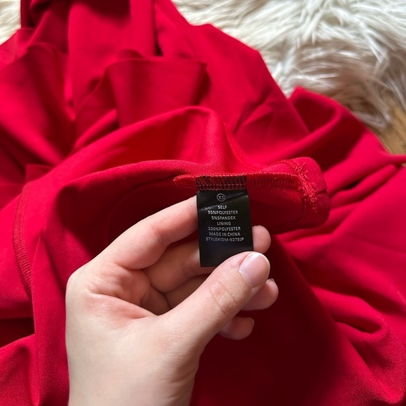 FASHION NOVA Looking At You Ruffle Maxi Dress In Red - Picture 7 of 7